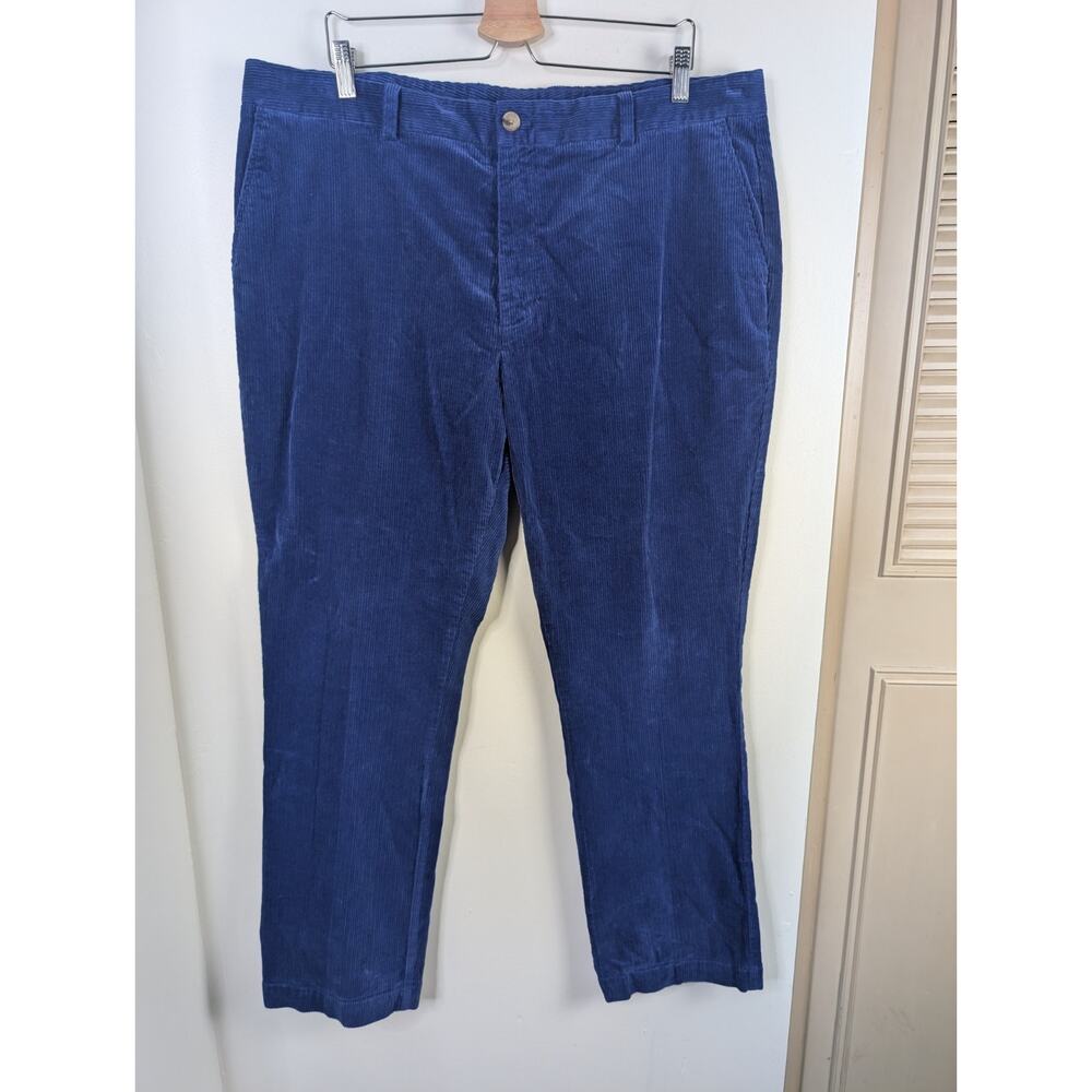 Vineyard Vines 40x30 Men's Blue Corduroy Pants Straight Leg Relaxed Casual